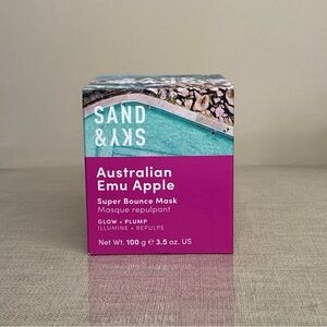 Sand & Sky Australian Emu Apple Super Bounce Mask Glow + Plump NIB 3.5 oz